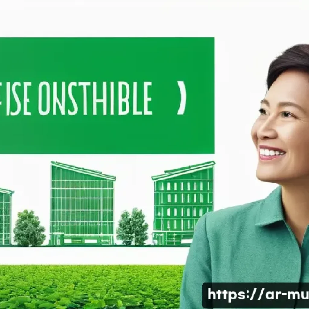 그린워싱과 기업의 사회적 이미지 - **Prompt:** A visually striking scene illustrating "Greenwashing." On one side, a gleaming corporate...