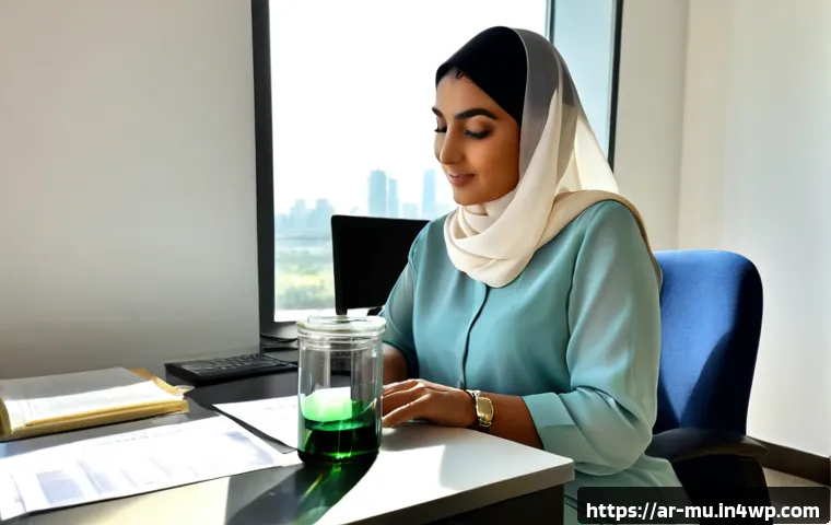 그린워싱과 투명성의 중요성 - Photorealistic sustainability audit scene in a modern Gulf-region office, an Arab businesswoman in m...